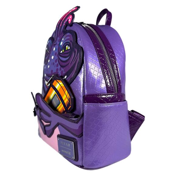 Loungefly Monsters Inc Randall Boggs Cosplay Mini Backpack NWT